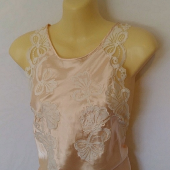 CASSINI NIGHTGOWN VINTAGE LACE SEXY FEMININE EXC~S - Picture 2 of 8